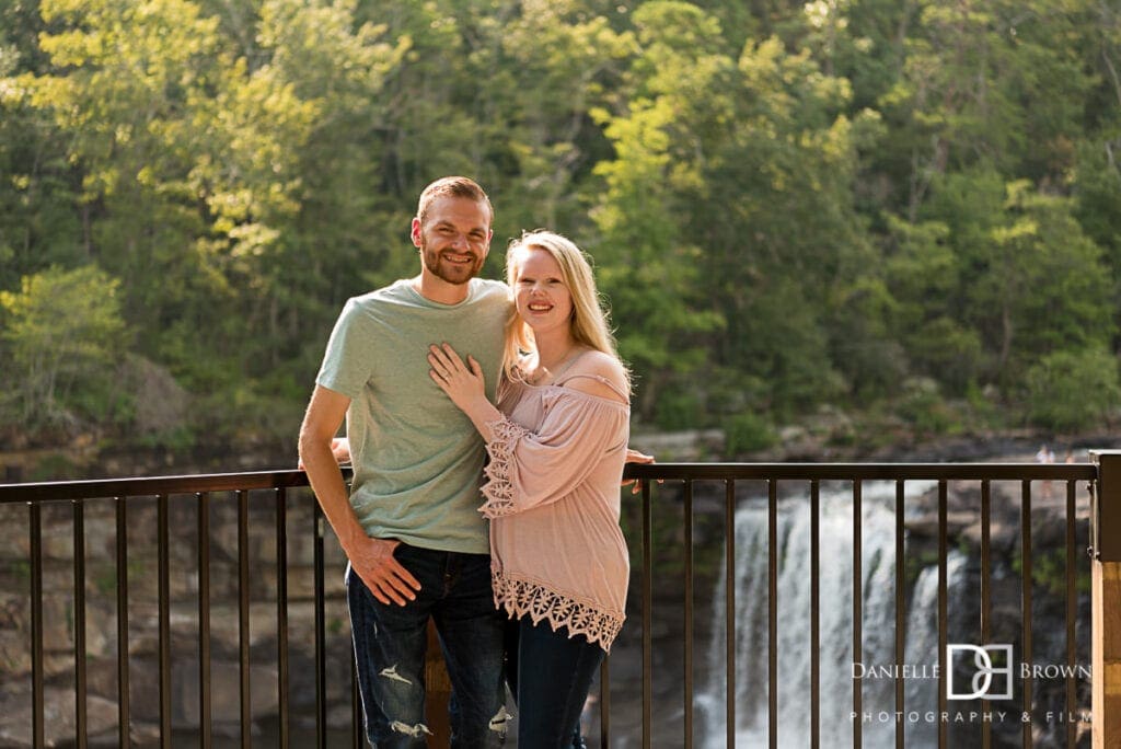 Little River Canyon Falls Engagement Photographers