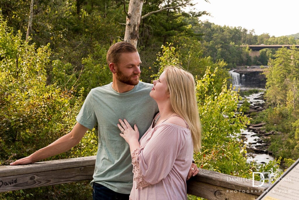 Little River Canyon Falls Engagement Photographers