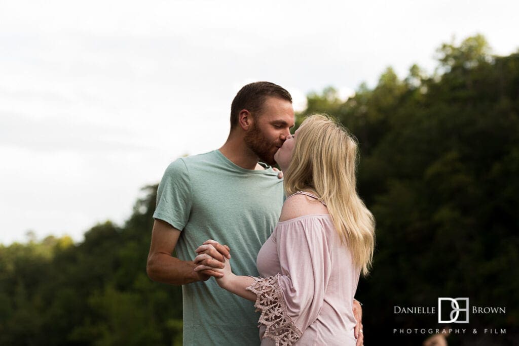 Little River Canyon Falls Engagement Photographers