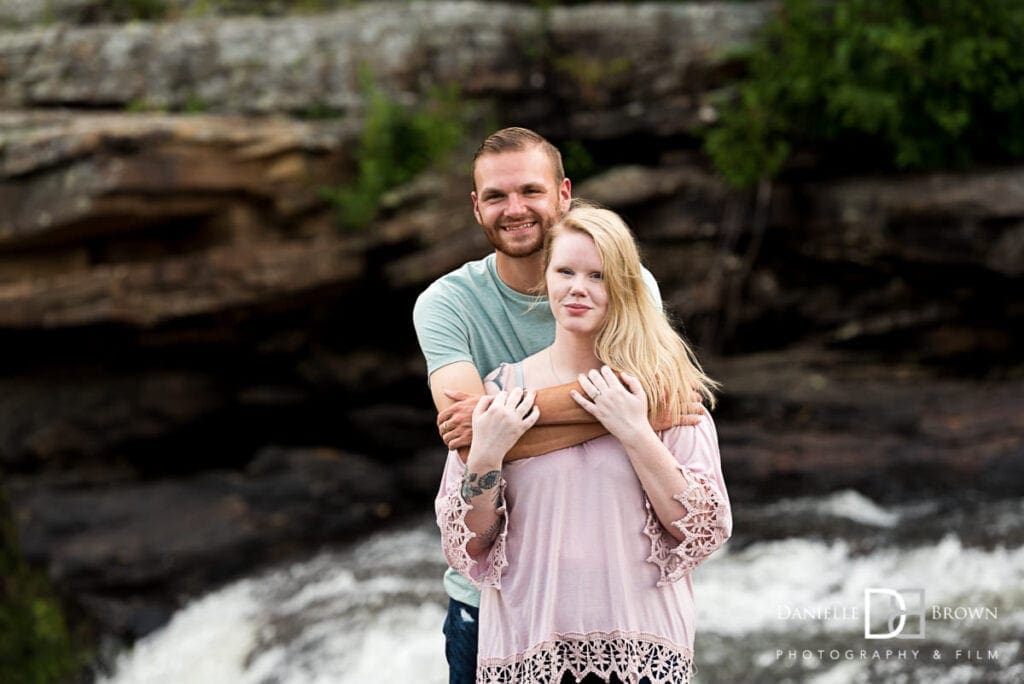 Little River Canyon Falls Engagement Photographers