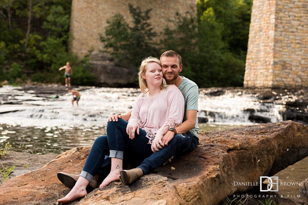 Little River Canyon Falls Engagement Photographers