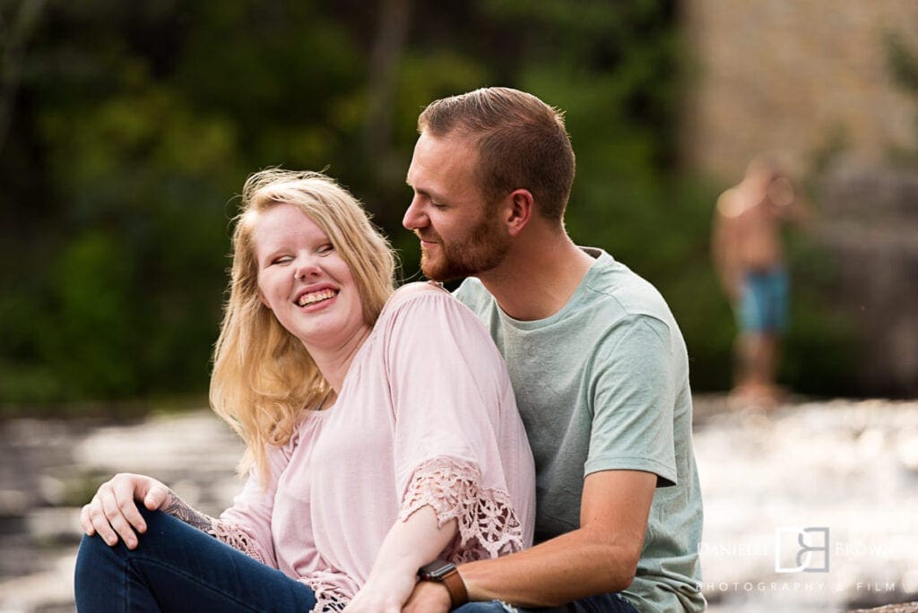 Little River Canyon Falls Engagement Photographers