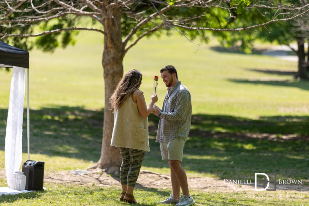 Marriage Proposal Piedmont Park
